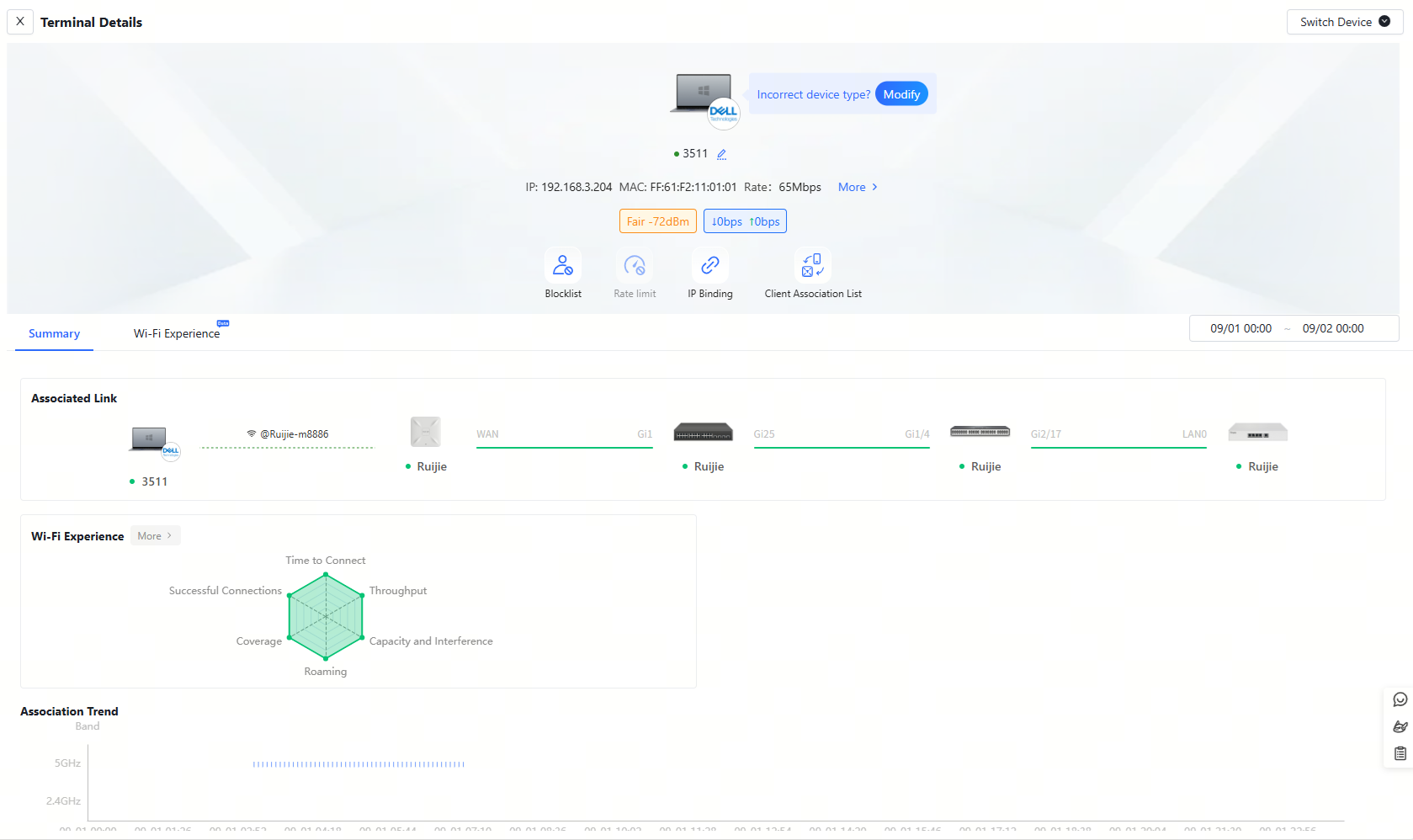 תפריט תיקון הלקוח