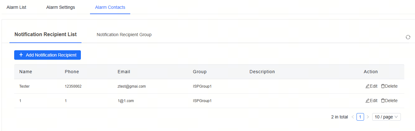 עריכת איש קשר