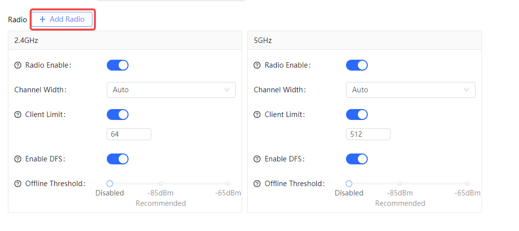 הוספת רדיו חדש