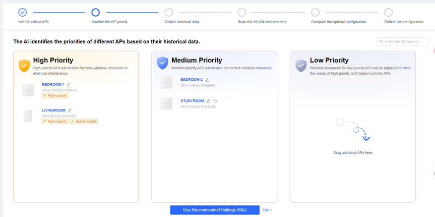 בחירת APs קריטיים מתוך הרשימה