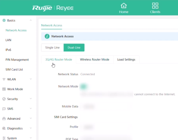 הגדרת פרטי הספק הסלולרי