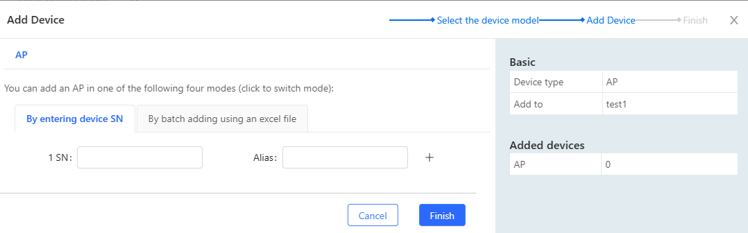 הוספת מכשיר באמצעות ייבוא קבוצתי
