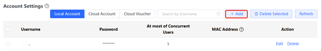 הגדרת משתמשים מקבילים ופסק זמן סרק