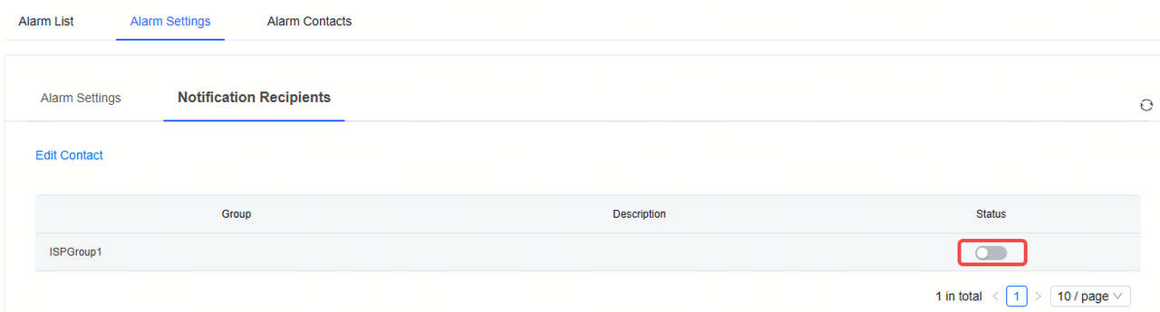 הפעלת קבוצת נמענים